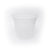 TEKU® Clear Round Plastic Pot - L
