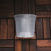 TEKU® Clear Round Plastic Pot - M